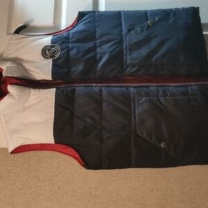 Vintage Tommy Hilfiger Reversible Puffer Vest Jacket
